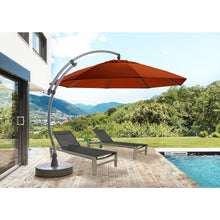 Load image into Gallery viewer, Sun Garden 13 Ft. Easy Sun Cantilever Umbrella and Parasol, the Original from Germany, Indigo Blue Canopy with Bronze Frame
