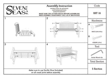 Load image into Gallery viewer, Teak Wood Buenos Aires Oval Outdoor Bench, 4 Foot
