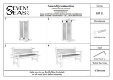Load image into Gallery viewer, Teak Wood El Mar Teak Outdoor Bench, 5 Foot
