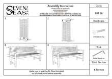 Load image into Gallery viewer, Teak Wood Santiago Teak Outdoor Bench, 6 Foot
