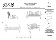 Load image into Gallery viewer, Teak Wood San Jose Outdoor Bench, 5 Foot
