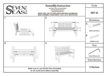 Load image into Gallery viewer, Teak Wood Saint Thomas Outdoor Bench, 4 Foot
