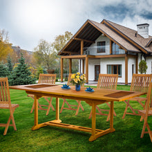 Load image into Gallery viewer, Teak Wood San Juan Rectangular Outdoor Extension Table

