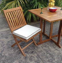 Load image into Gallery viewer, Teak Wood Naples Outdoor Folding Side Chair, set of 2
