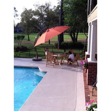 Load image into Gallery viewer, Sun Garden 13 Ft. Easy Sun Cantilever Umbrella and Parasol, the Original from Germany, Indigo Blue Canopy with Bronze Frame
