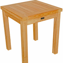 Load image into Gallery viewer, Teak Wood Santa Monica Outdoor End Table, small
