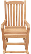 Load image into Gallery viewer, Teak Wood Salvador Outdoor Rocking Chair
