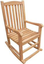 Load image into Gallery viewer, Teak Wood Salvador Outdoor Rocking Chair
