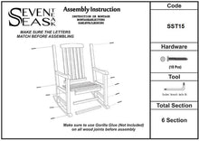 Load image into Gallery viewer, Teak Wood Salvador Outdoor Rocking Chair
