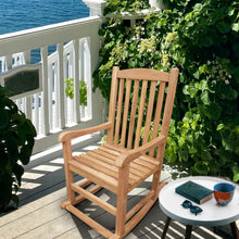 Load image into Gallery viewer, Teak Wood Salvador Outdoor Rocking Chair
