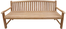 Load image into Gallery viewer, Teak Wood Buenos Aires Oval Outdoor Bench, 6 Foot
