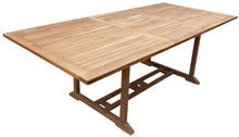 Load image into Gallery viewer, Teak Wood San Juan Rectangular Outdoor Extension Table

