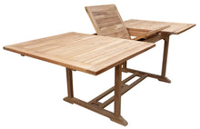 Load image into Gallery viewer, Teak Wood San Juan Rectangular Outdoor Extension Table
