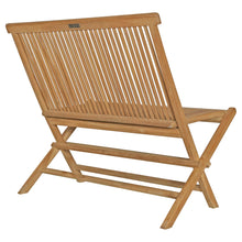 Load image into Gallery viewer, Teak Wood Las Palmas Portable Double Folding Bench
