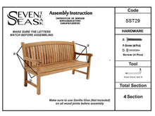 Load image into Gallery viewer, Teak Wood Acapulco Teak Outdoor Bench, 5 Foot
