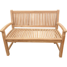 Load image into Gallery viewer, Teak Wood El Mar Teak Outdoor Bench, 4 Foot
