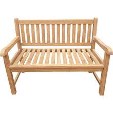 Load image into Gallery viewer, Teak Wood Santiago Teak Outdoor Bench, 4 Foot
