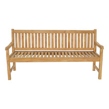 Load image into Gallery viewer, Teak Wood Santiago Teak Outdoor Bench, 6 Foot
