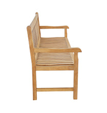 Load image into Gallery viewer, Teak Wood Santiago Teak Outdoor Bench, 6 Foot
