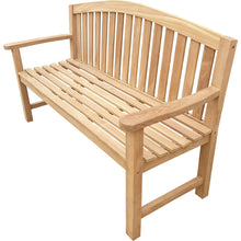 Load image into Gallery viewer, Teak Wood San Jose Outdoor Bench, 5 Foot
