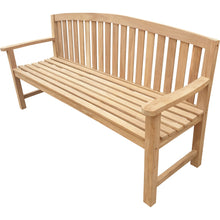 Load image into Gallery viewer, Teak Wood San Jose Teak Outdoor Bench, 6 Foot
