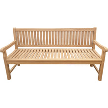 Load image into Gallery viewer, Teak Wood San Juan Teak Outdoor Bench, 6 Foot
