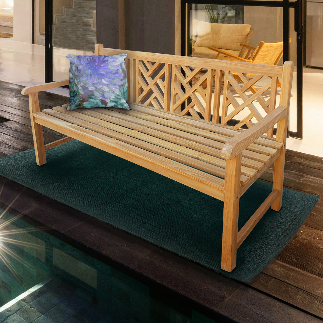 Teak Wood Saint Thomas Outdoor Bench, 6 Foot