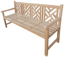 Load image into Gallery viewer, Teak Wood Saint Thomas Outdoor Bench, 6 Foot
