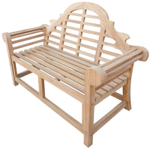 Load image into Gallery viewer, Teak Wood Marlborough Outdoor Bench, 4 Foot
