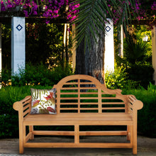 Load image into Gallery viewer, Teak Wood Marlborough Outdoor Bench, 4 Foot
