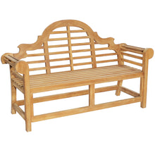 Load image into Gallery viewer, Teak Wood Marlborough Outdoor Bench, 5 Foot
