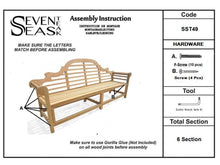 Load image into Gallery viewer, Teak Wood Marlborough Outdoor Bench, 6 foot
