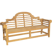 Load image into Gallery viewer, Teak Wood Marlborough Outdoor Bench, 6 foot

