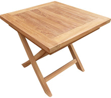 Load image into Gallery viewer, Teak Wood Nassau Outdoor Folding End Table
