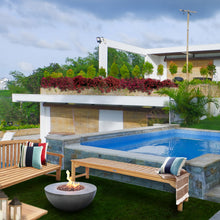 Load image into Gallery viewer, Teak Wood Ocean City Outdoor Backless Bench, 6 Foot
