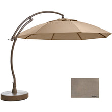 Load image into Gallery viewer, Sun Garden 13 Ft. Cantilever Umbrella, the Original from Germany, Heather Color Canopy with Bronze Frame
