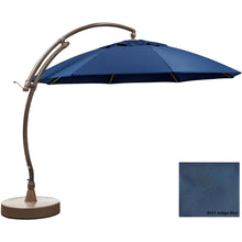 Load image into Gallery viewer, Sun Garden 13 Ft. Easy Sun Cantilever Umbrella and Parasol, the Original from Germany, Indigo Blue Canopy with Bronze Frame
