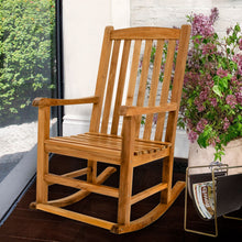 Load image into Gallery viewer, Teak Wood Salvador Outdoor Rocking Chair
