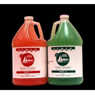 Semco Teak Wood Cleaner Gallon - 2 Part Set